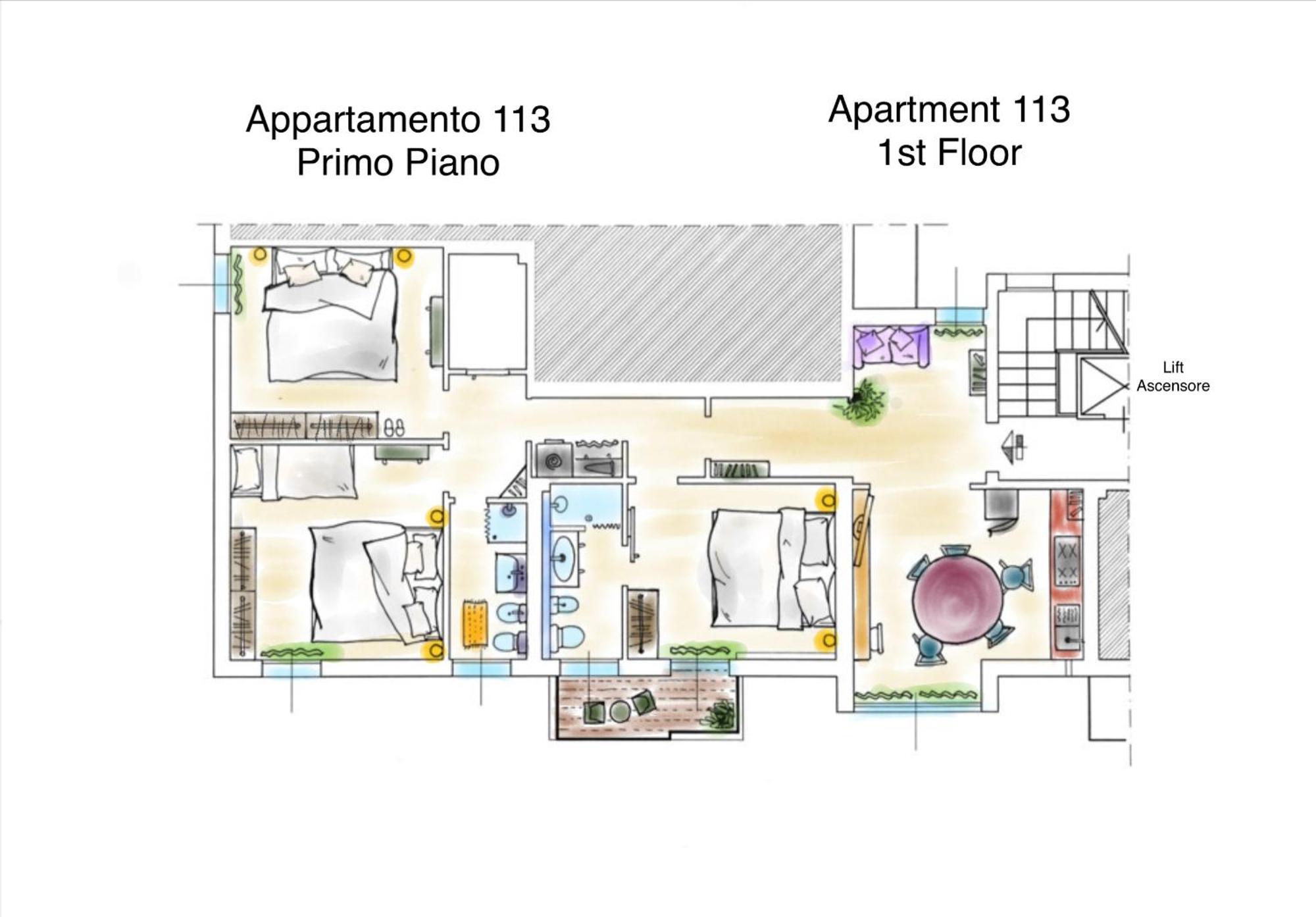 Family 3 Apartment Bologna Exterior photo